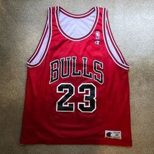 Rare Vintage Reversible Jordan Bulls Jersey Sz 44